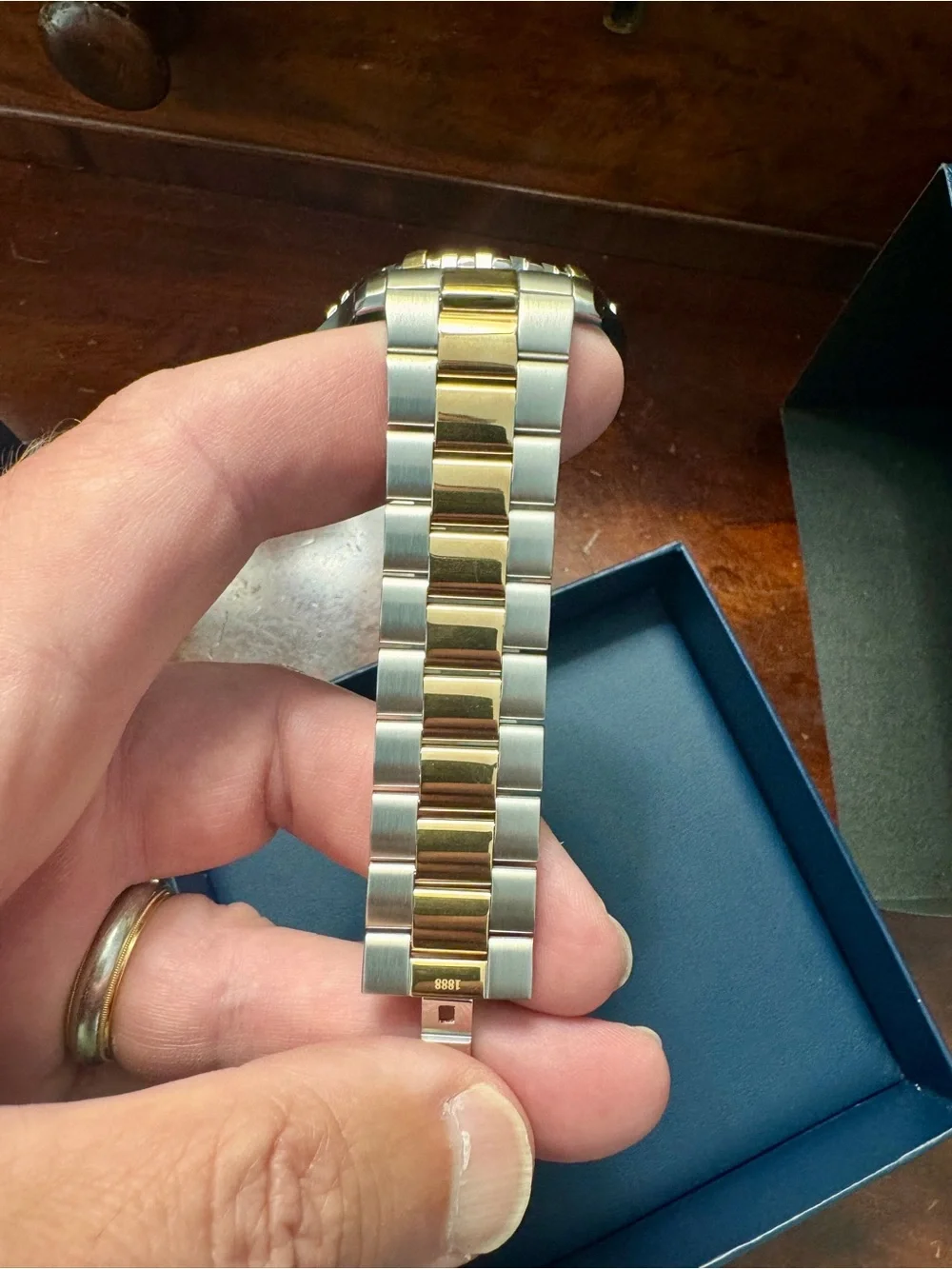 Roamer Men's Two-Tone Blue Dial Dive Watch